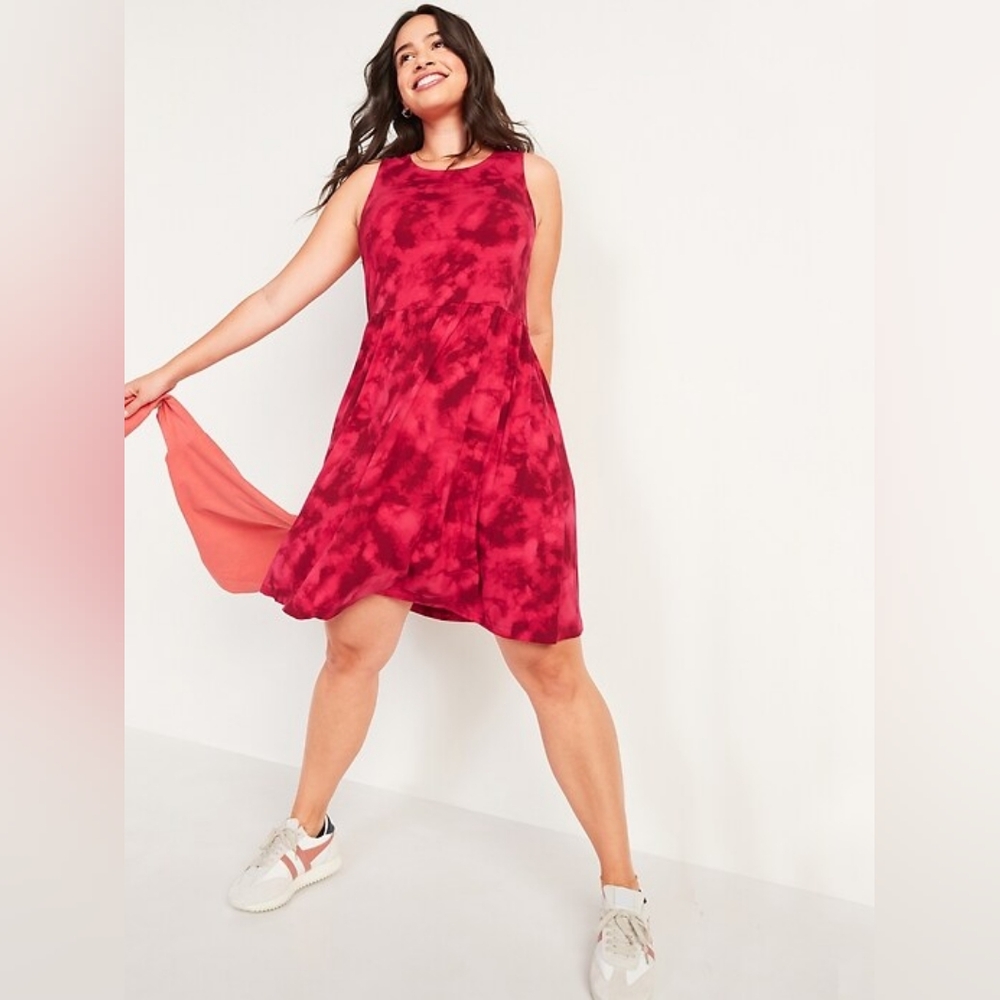 Old Navy XL Sleeveless Jersey-Knit Swing Dress